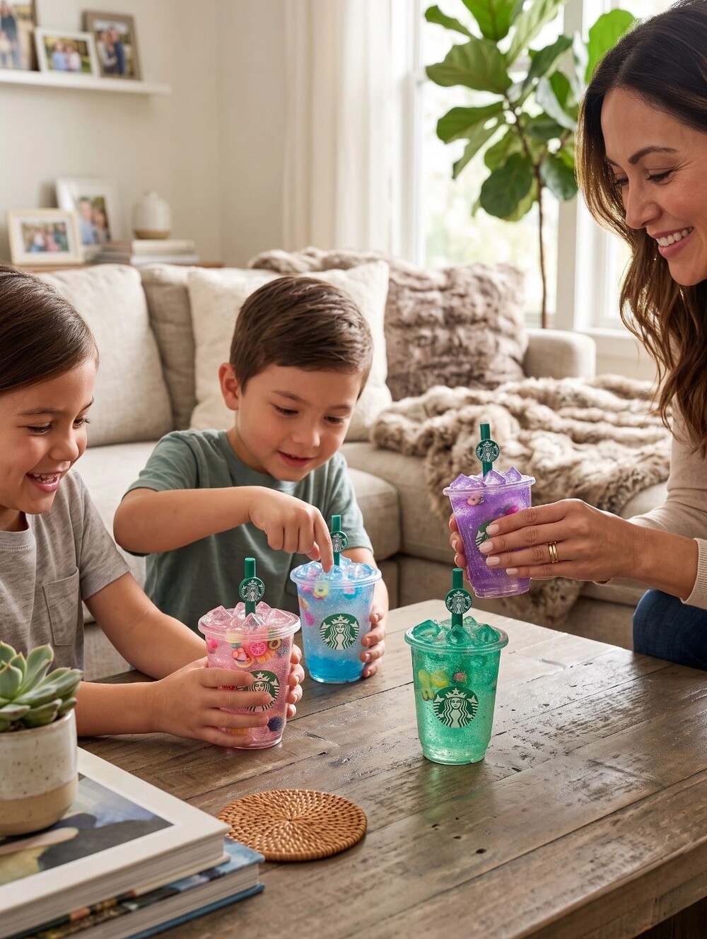 Iced Pink Strawberry Drink Squishy Cup